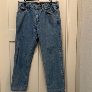 Lee Men's Light Blue Straight Jeans